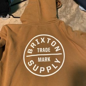 brown brixton hoodie